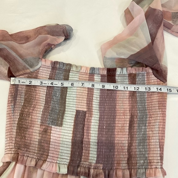 Aritzia Wilfred Tempest Tier Mini Dress Size Medium - Picture 13 of 16